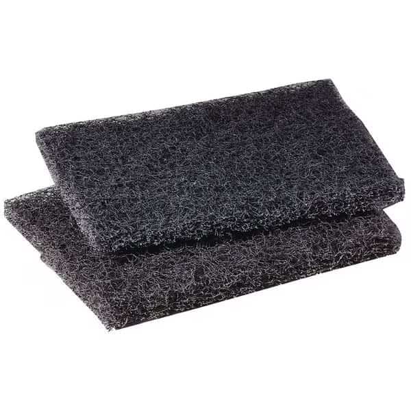 Polishing Pad, 4" L x 5-1/4" W, Gray, PK10