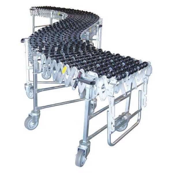 Skate Wheel Conveyor, Flexible, Polymer
