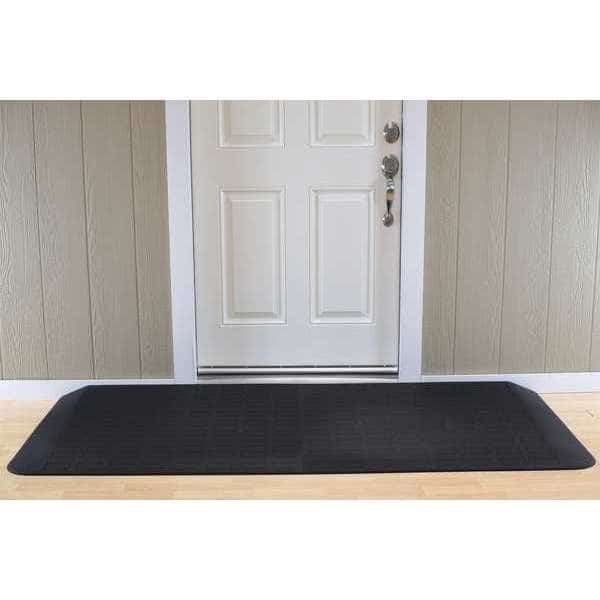 ADA Compliant Ramp,Matte,Black,2 3/4"H, Mfr#: MRAEZ2195, EZ EDGE