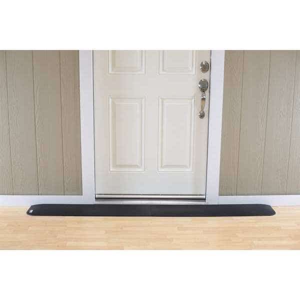 ADA Compliant Ramp, Matte, Black, 9" H