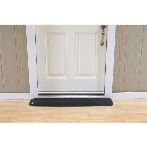 ADA Compliant Ramp, Matte, Black, 7/8" H