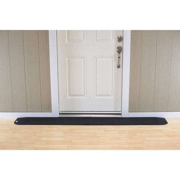 ADA Compliant Ramp, Matte, Black, 18" H