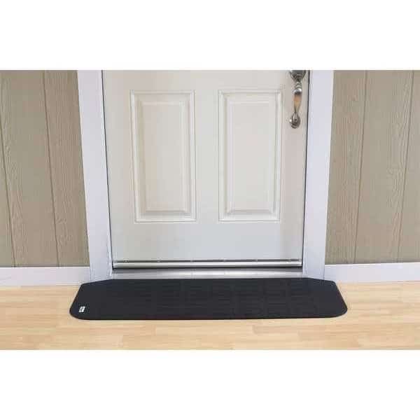ADA Compliant Ramp, Matte, Black, 19" H