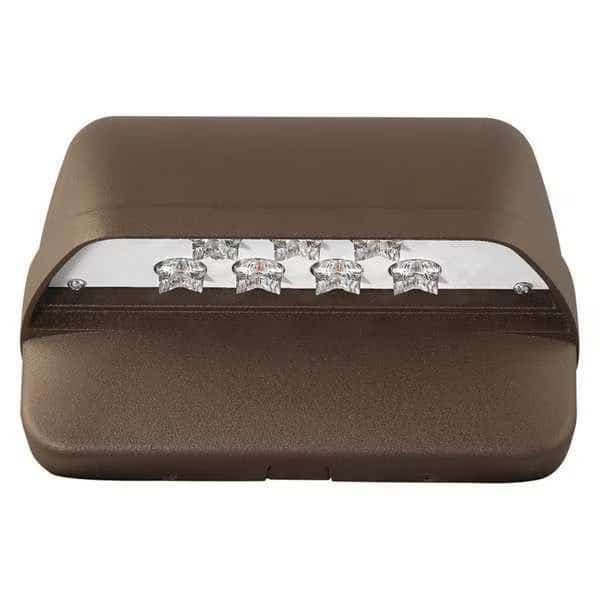 LED Wall Pack, 17W, 1600 lm, 5-1/4" H
