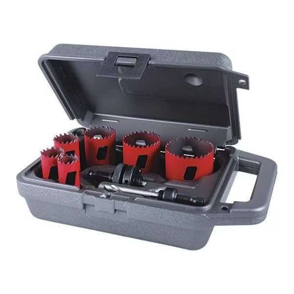 Hole Cutter Kit,Range 2-1/8" to 3-5/8", Mfr#: MHS04P, MORSE