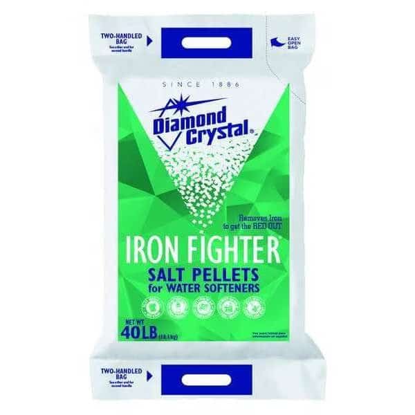 Water Softener Salt,40 lb.,Pellets, Mfr#: 100012408, DIAMOND CRYSTAL