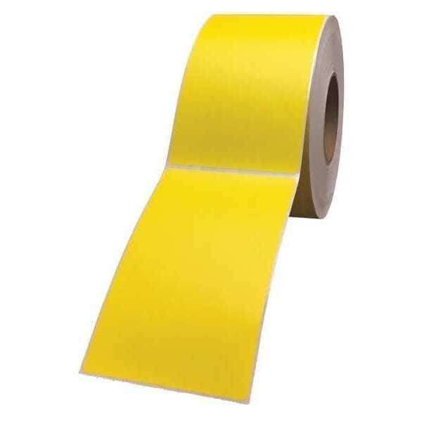 Label, Yellow, 6" H, PK4, Crane Consumables, Mfr#: 4060TA-PYEL1Mr