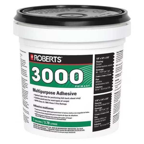 Adhesive, 3000 Series, Creamy Tan, 4 gal, Pail