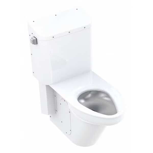 Ligature Resistant Toilet,White,Top Spud, Mfr#: WH2145_12, BESTCARE