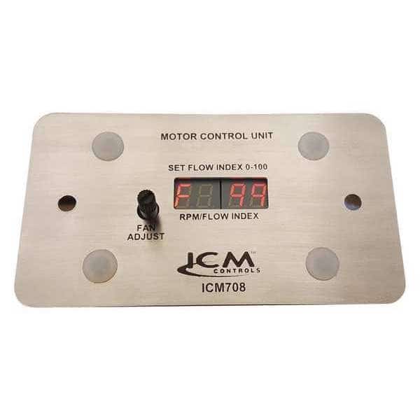 Speed Control, Rotary, 0.1A, Silver, ICM, Mfr# ICM708