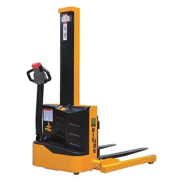 76-1/2" H Straddle Stacker, Load Cap. 2200 lb.
