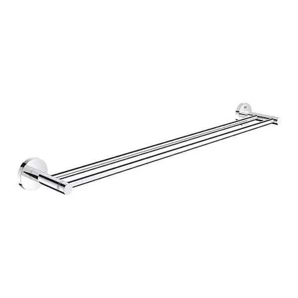 Towel Bar, Double, Essentials, 24", Chrome