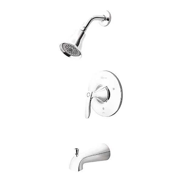 Tub/Shower Trim, 1-Handle, Polished Chrome, Pfister, Mfr#: LG89-8WRC