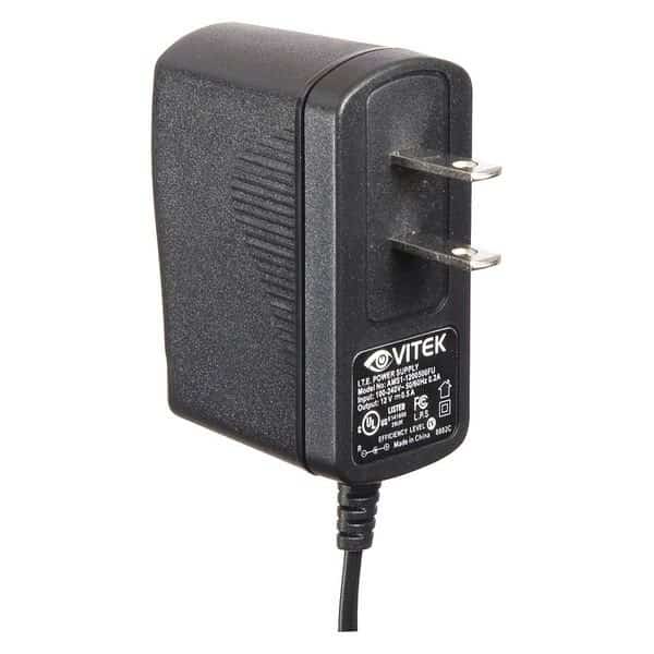 Power Supply,Output 12VDC,VA Rating 6, Mfr#: VT-12VDC-500S, VITEK