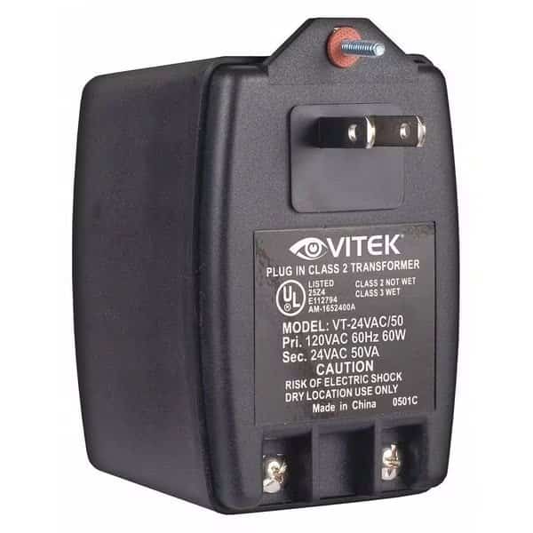 Power Supply, Output 24VAC, VA Rating 50