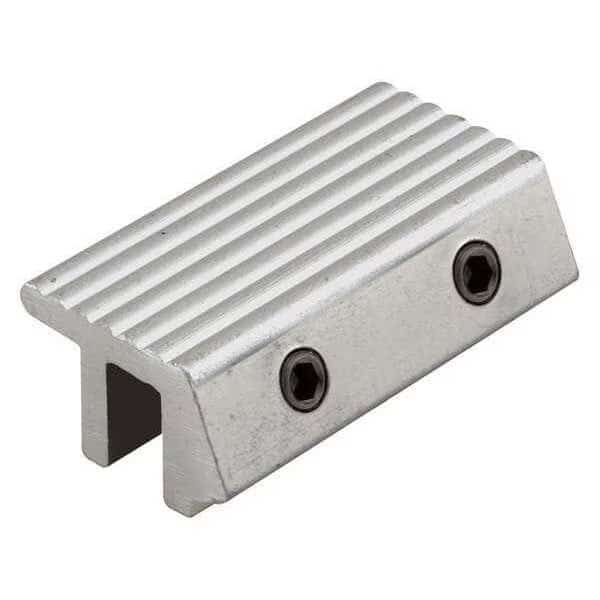 Tamper-Resistant Patio Door Lock in Extruded Aluminum with Hex Screw (2 Pack)