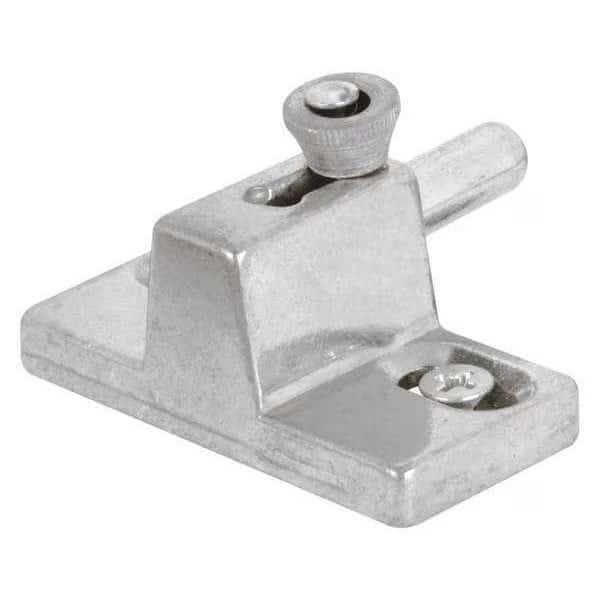 Diecast, Anti-Lift Sliding Door Bolt Lock, Aluminum Finish (Single Pack)