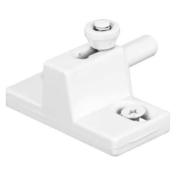 Diecast, White Finish, Anti-Lift Sliding Door Bolt Lock (Single Pack)