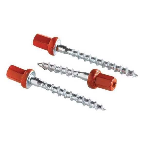 Wood Screw, #8, 2-3/4 in, Round Head Hex Drive