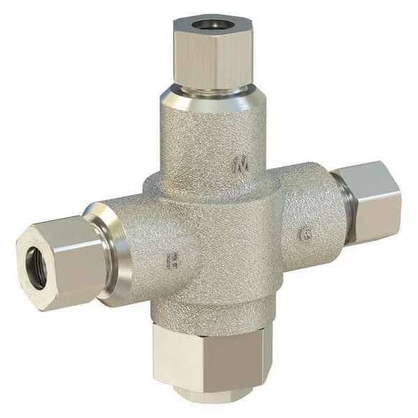 Tempering Valve, Brass, 4 gpm Flow Rate