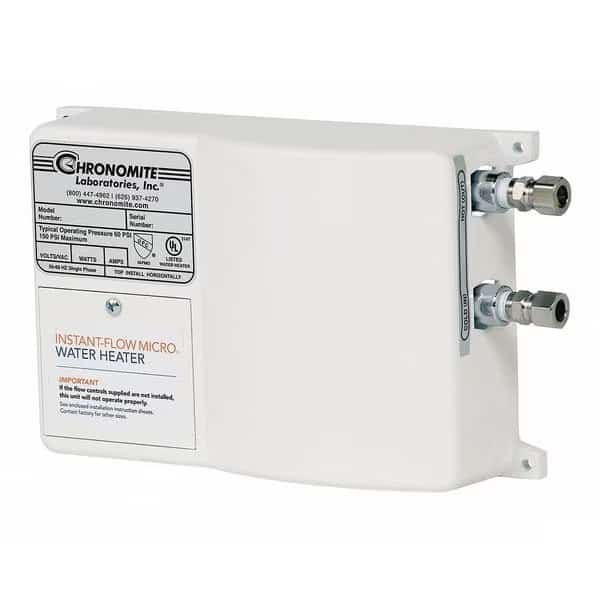 Both Electric Tankless Water Heater, Undersink, 110 Degrees F, 208VAC, 8320 W, 1 Phase