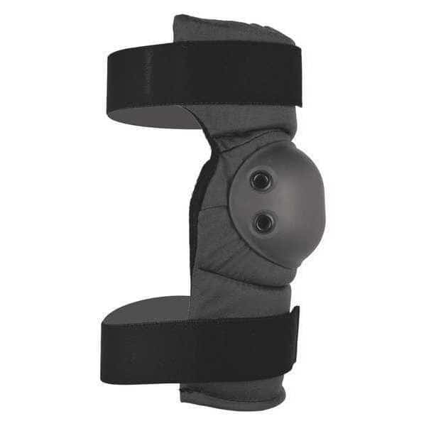 Elbow Pads, Flexible, Foam Pad, Rubber Cap, hook-and-loop Closure, 2 Straps, Black, Universal