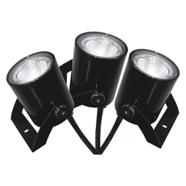 Lighting System, 6 Lamps, 11W, Cord 150ft L