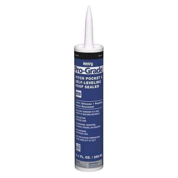 Roofing Sealant, 10.1 oz, Cartridge, Black, HENRY, Mfr# PG928004