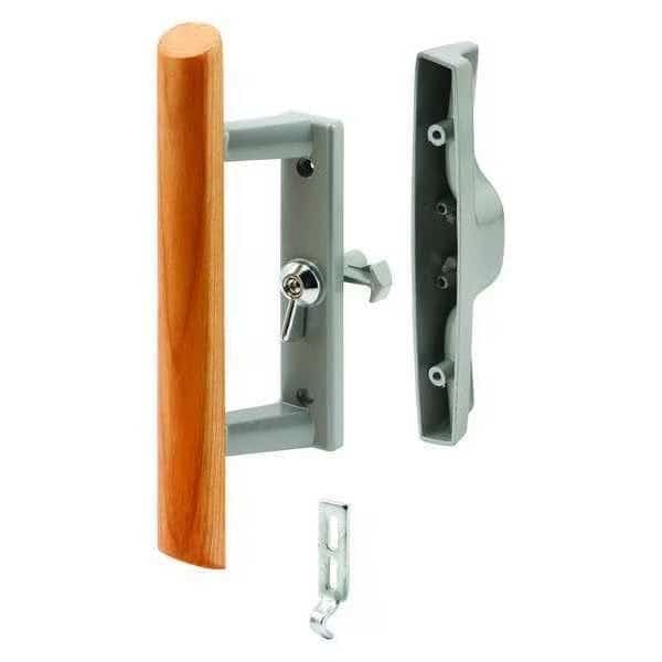 Patio Door Handle Set, Dull, PRIMELINE TOOLS, Mfr# C 1018