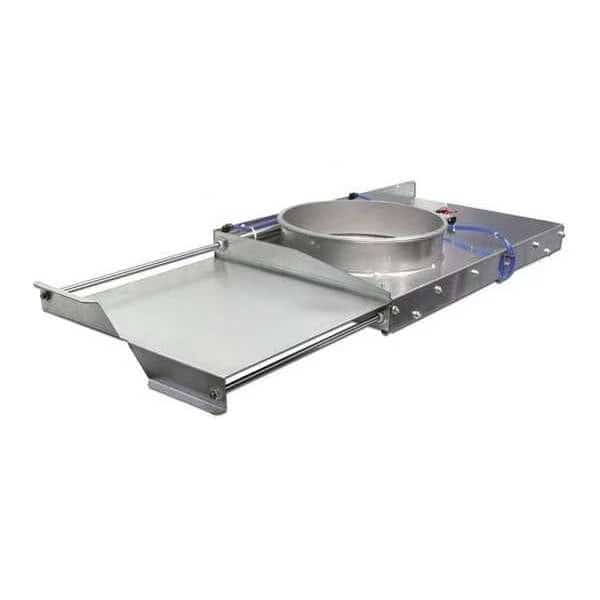 Blast Gate, Galvanized Steel, 14 5/8 in W, 23 43/64 in L