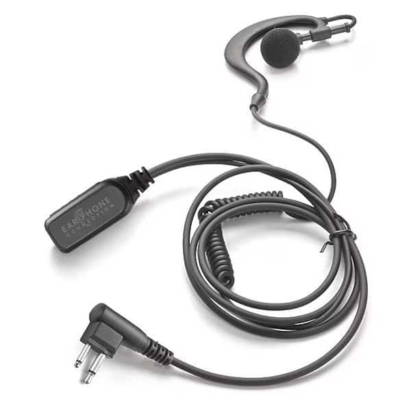 Earhook Lapel Microphone,Black, Mfr#: EP303, EARPHONE CONNECTION