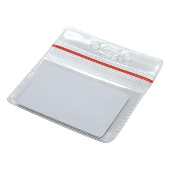 ID Badge Holder, Horizontal, PK50