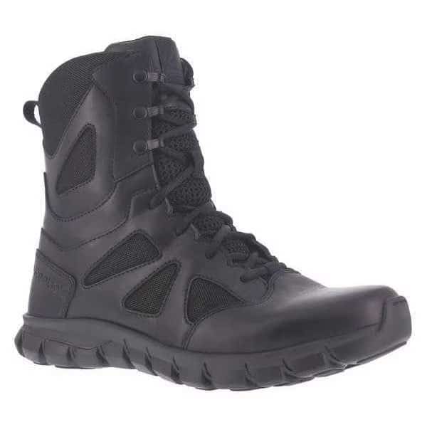 Boots, 10-1/2, M, Black, Plain, PR