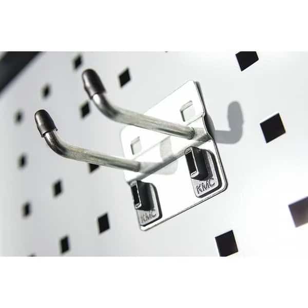 Single Rod Pegboard Hook, 2" L, 2 -1/4" W, PK10