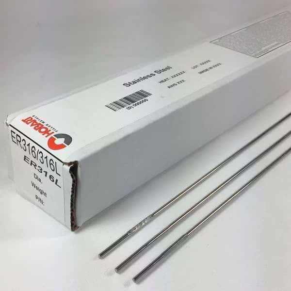 TIG Welding Rod, 1/8" dia., 36" L, 10 lb.