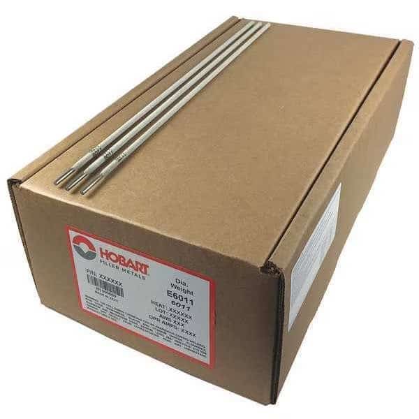 14-1/2" Stick Electrode 1/8" Dia., AWS E6011, 50 lb., HOBART WELDING PRODUCTS, Mfr# S112244-G31