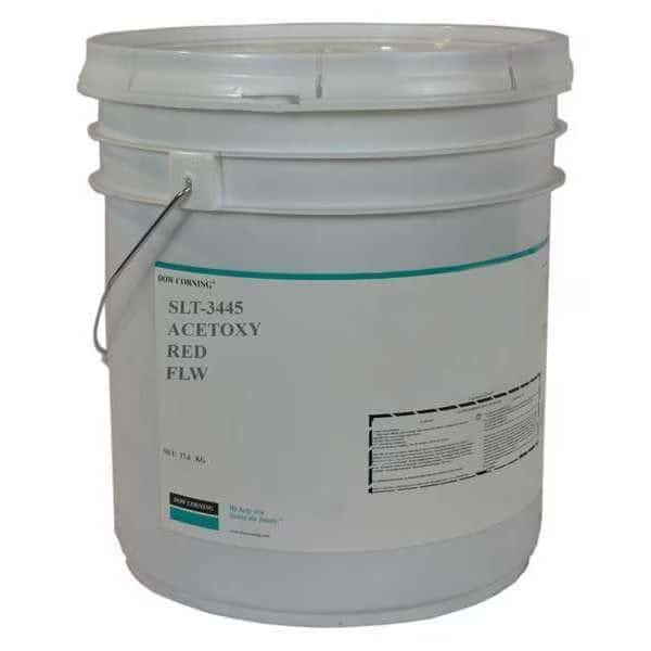 Sealant, 25 kg, Pail, Red, Silicone Base, SLT-3445