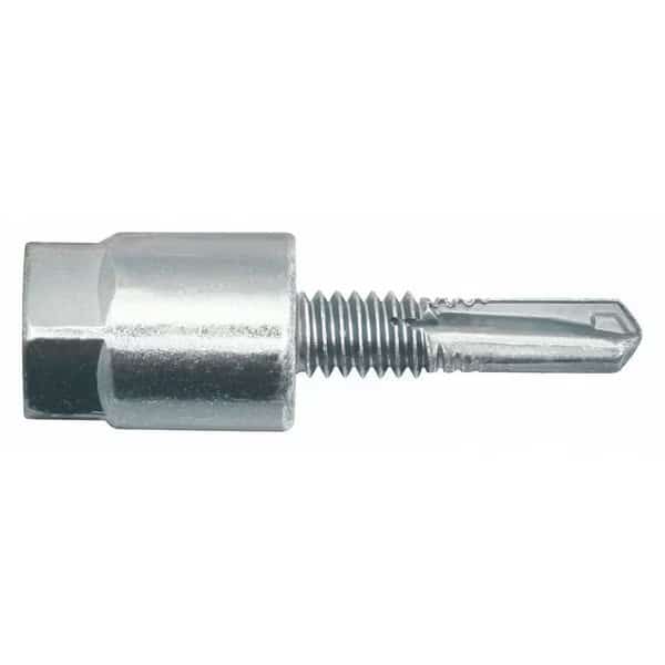 Hangermate Vertical Rod Hanger, Steel, 1/4"-20 Size, 1-1/2" L, Steel Zinc Plated, 25 PK