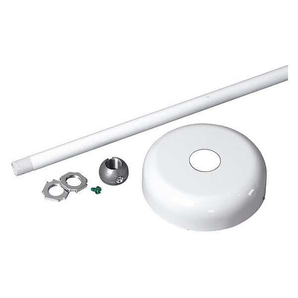 Stem and Canopy, For Striplights, 18" L