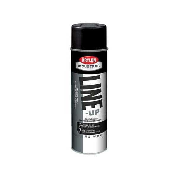 Pavement Striping Paint, 18 oz., Cover-Up Black, Solvent -Based