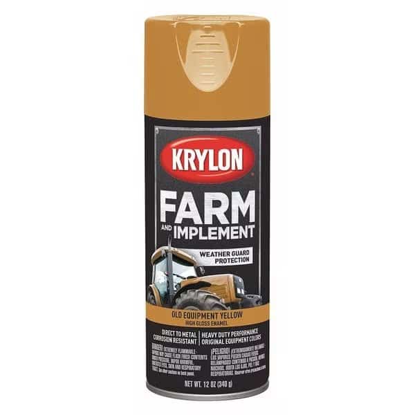 Spray Paint,Old Equipment Yellow, Mfr#: K01953000, KRYLON