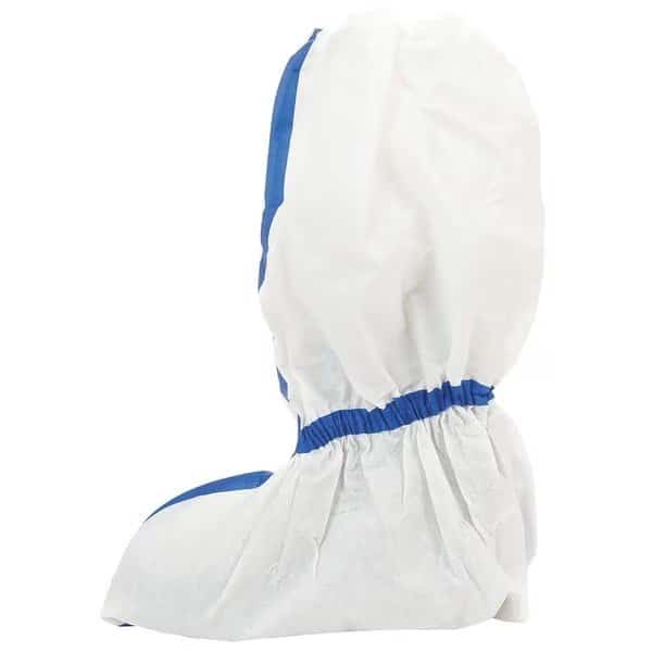 Disposable Boot Covers, Non-Woven Laminate, White, Slip Resistant Sole: Yes , XL