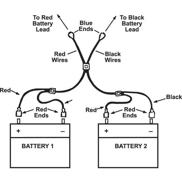 Battery Jumper, 1/2" Depth