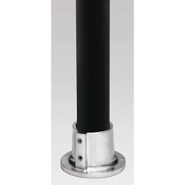 Structural Pipe Fitting, Round Base Flange, Aluminum, 1 in Pipe Size, 32510 lb Tensile Strength