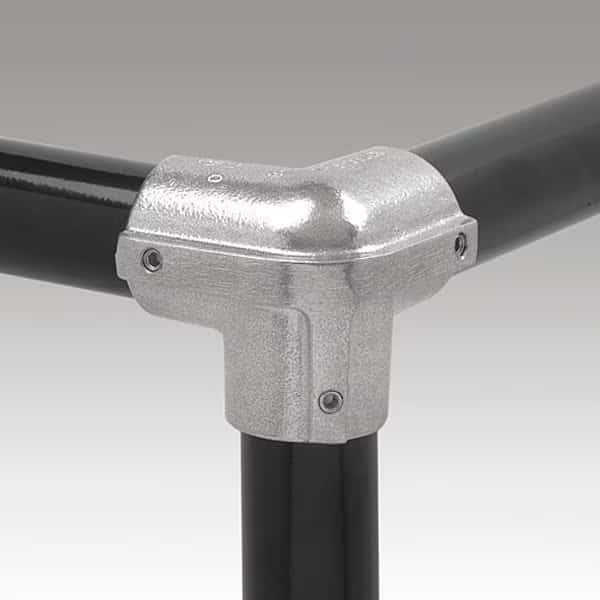Structural Pipe Fitting, Side Outlet Elbow, Aluminum, 1.5 in Pipe Size, 32510 lb Tensile Strength