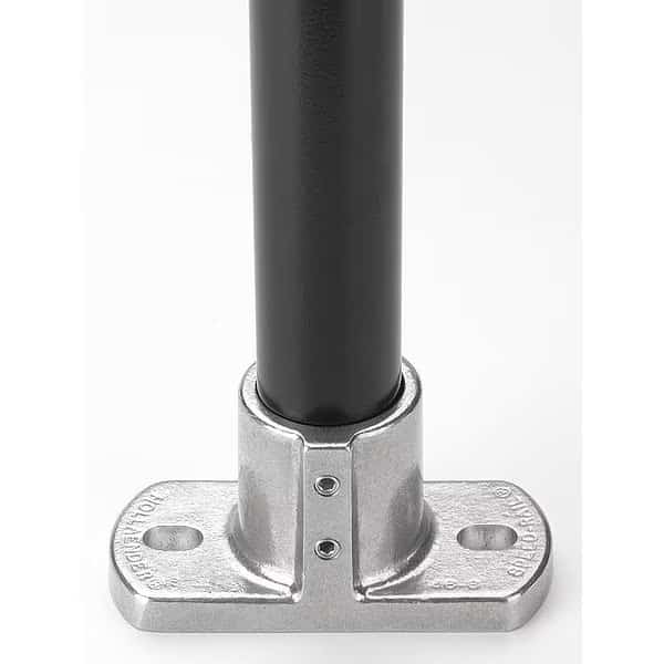 Structural Pipe Fitting, Rectangular Flange, Aluminum, 1.5 in Pipe Size, 32510 lb Tensile Strength, Hollaender, Mfr#: 46-8