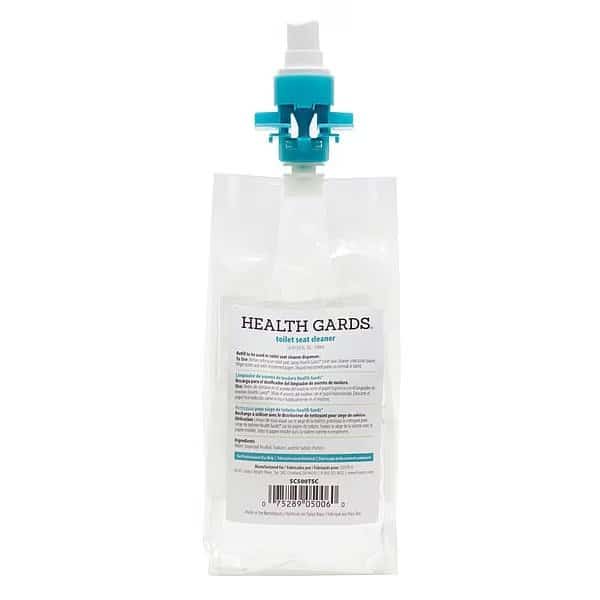 Toilet Seat Cleaner,500mL,Refill,PK12, Mfr#: SC500TSC, HEALTH GARDS