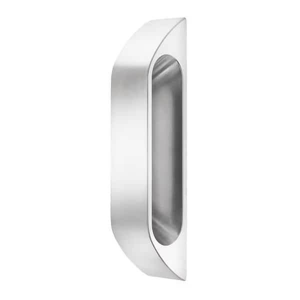Pull Handle, Silver, Aluminum, 1 3/8 in L