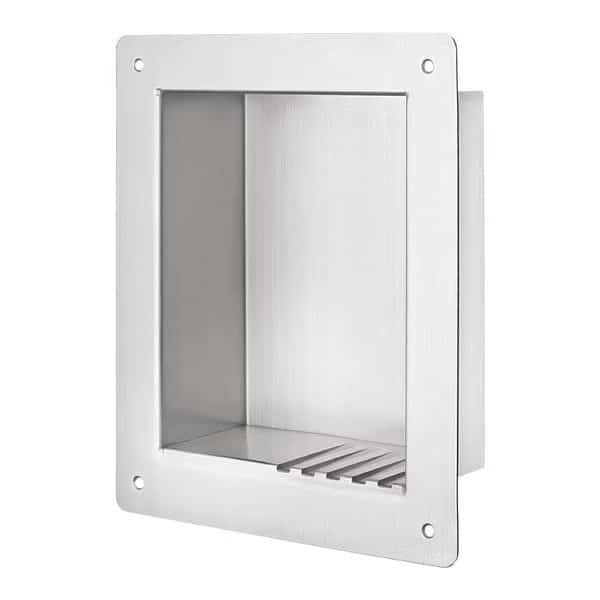 Soap Shelf, 3-1/2" D, 12" H, 10-1/2" L, SS
