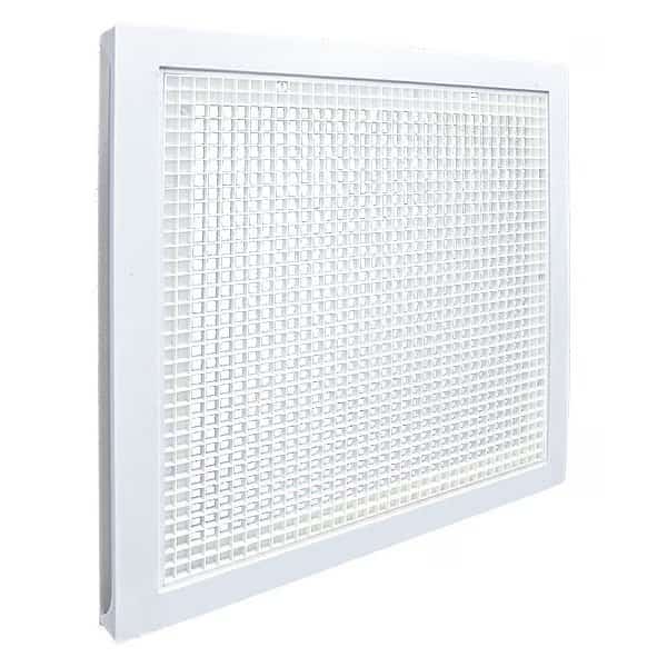 Return Air Grille 23 3/4 in X 23 3/4 in, Matte, Plastic